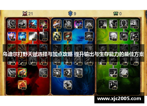 乌迪尔打野天赋选择与加点攻略 提升输出与生存能力的最佳方案